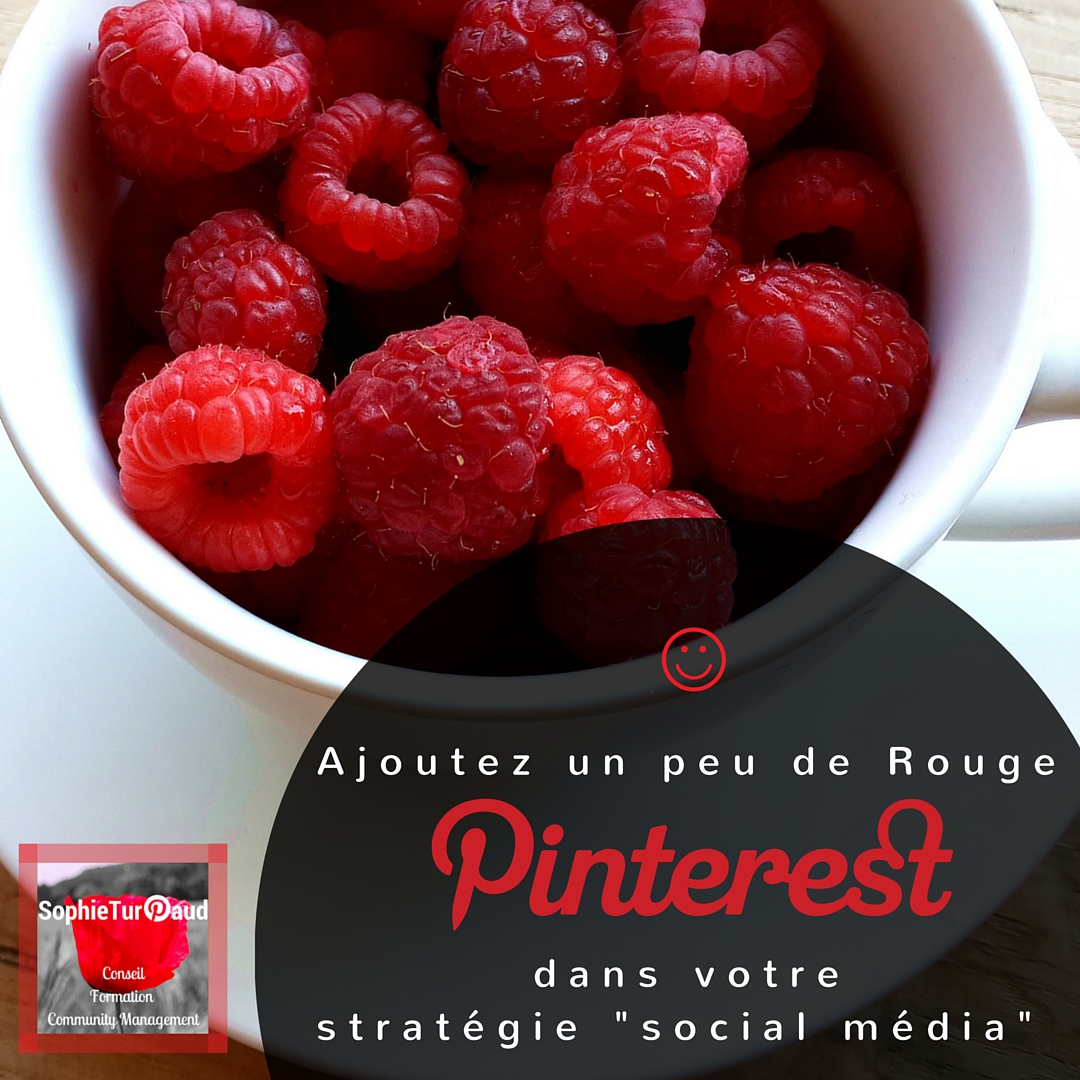 Ajoutez un peu de rouge Pinterest dans votre stratégie -social média- via @sophieturpaud 