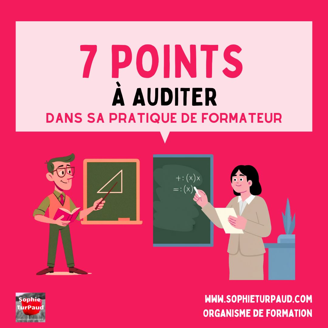 Les 7 points à auditer dans sa pratique de formateur 