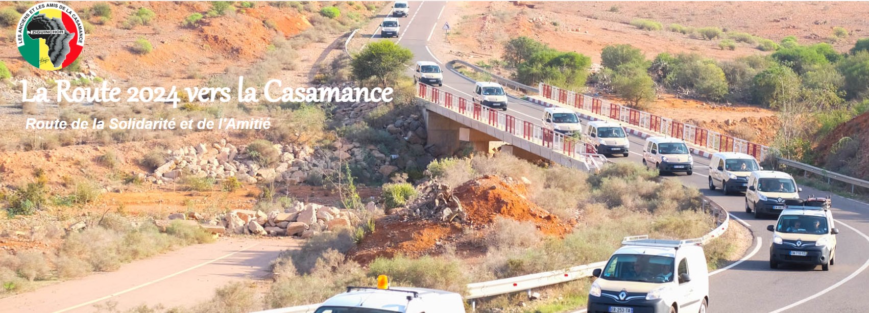 La Route 2024 vers la Casamance Route de la Solidarité et de l'Amitié