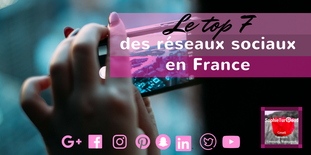 Top 7 des réseaux sociaux en France en 2018