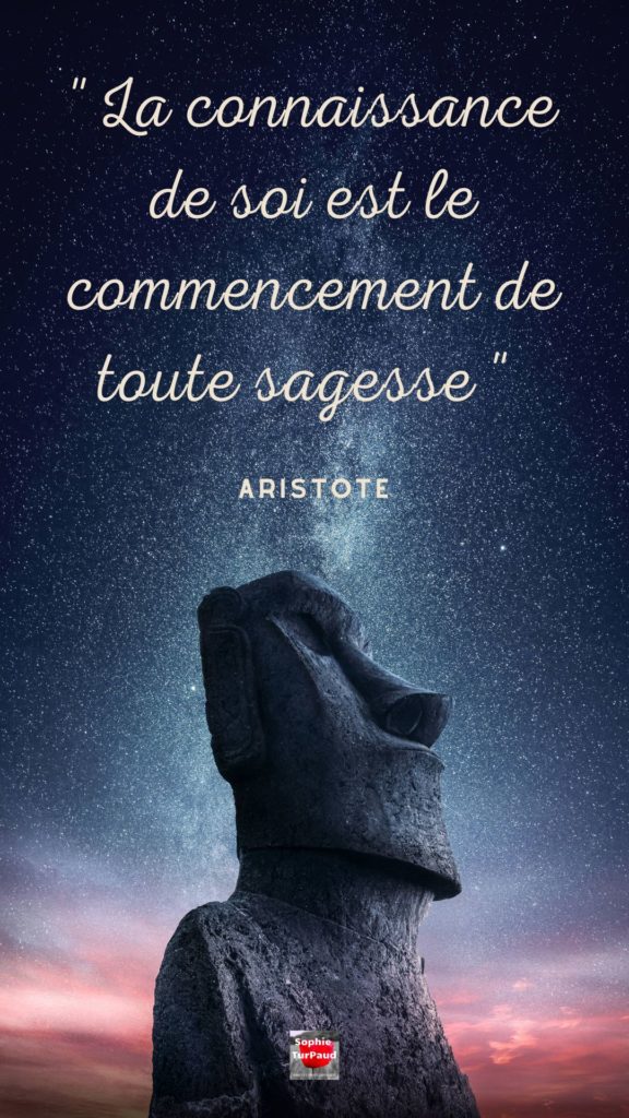 "La connaissance de soi est le commencement de toute sagesse "  Aristote 