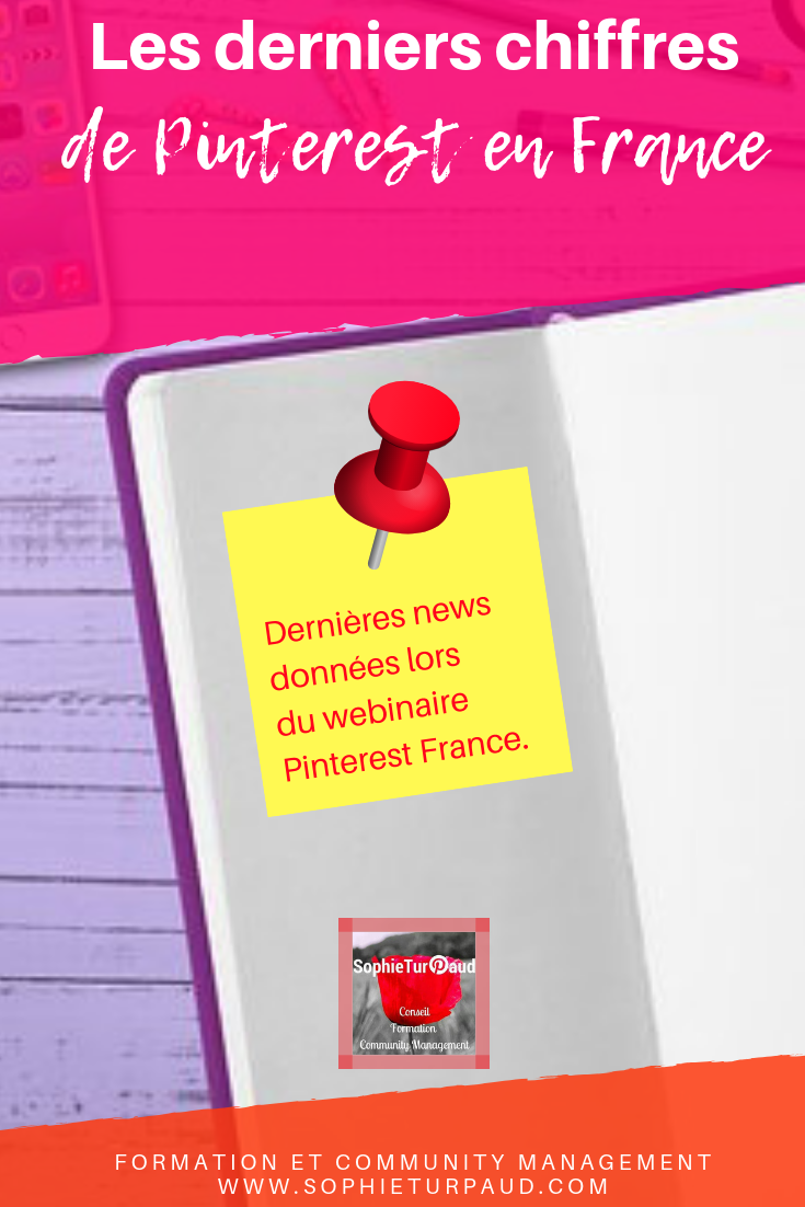 Les derniers chiffres de Pinterest en France Via @sophieturpaud #Pinterest #PinterestMarketing #reseauxsociaux