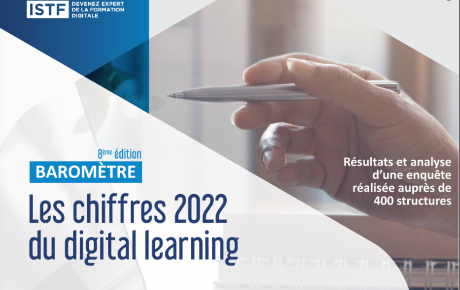 Chiffre du digital learning 2022 via ISTF