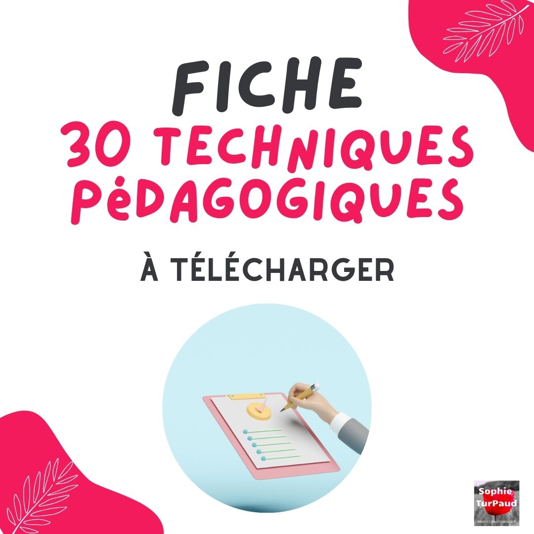 Fiche 30 techniques pédagogiques à télécharger