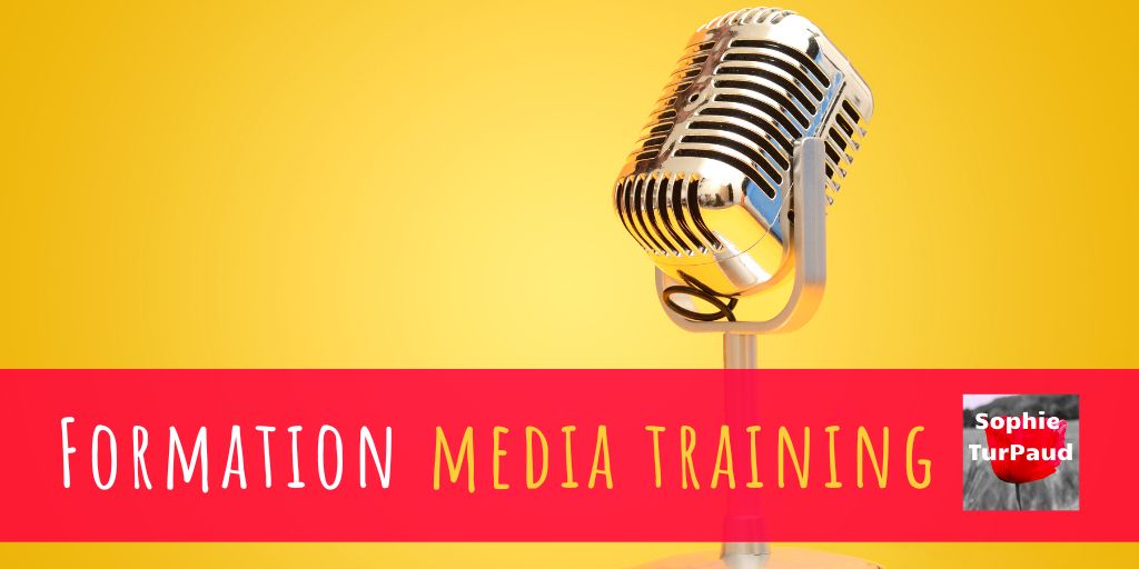 Formation media training via @sophieturpaud