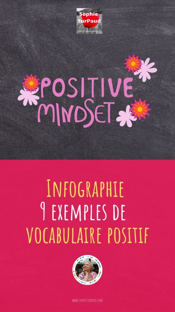 Infographie 9 exemples de vocabulaire positif