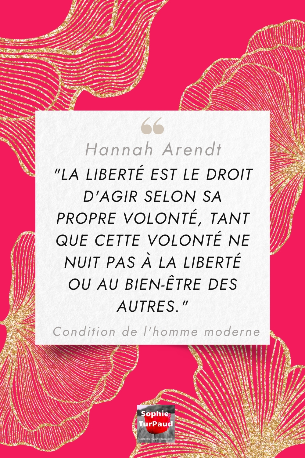 Citation Hannah Arendt 