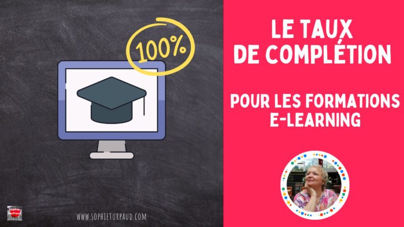 Définition du taux de complétion pour les formations en ligne 