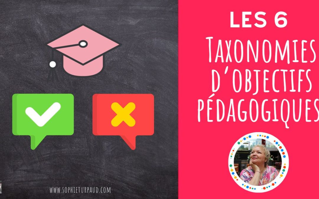 Les 6 taxonomies d’objectifs pédagogiques