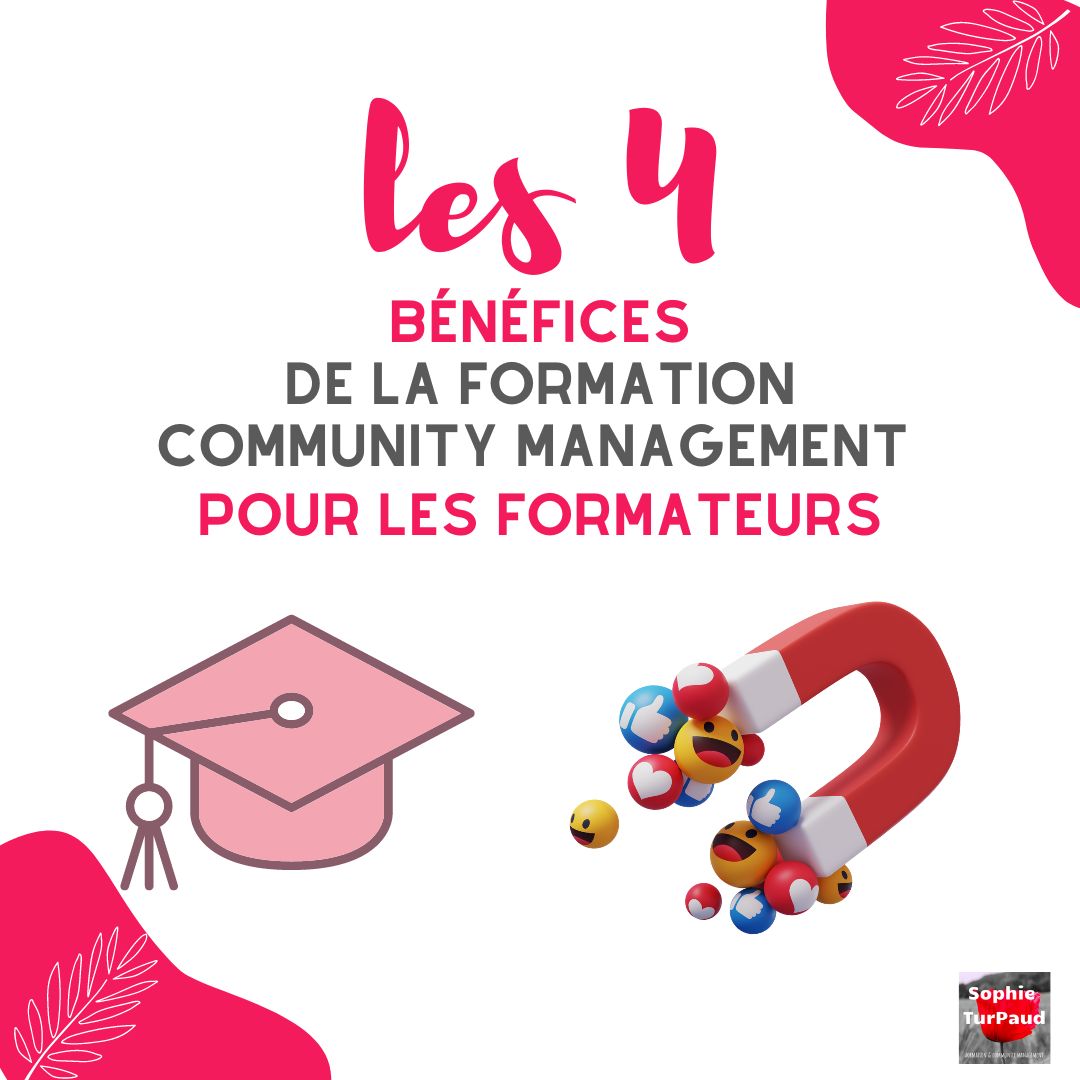 Les 4 bénéfices de la formation community management spéciale formateurs