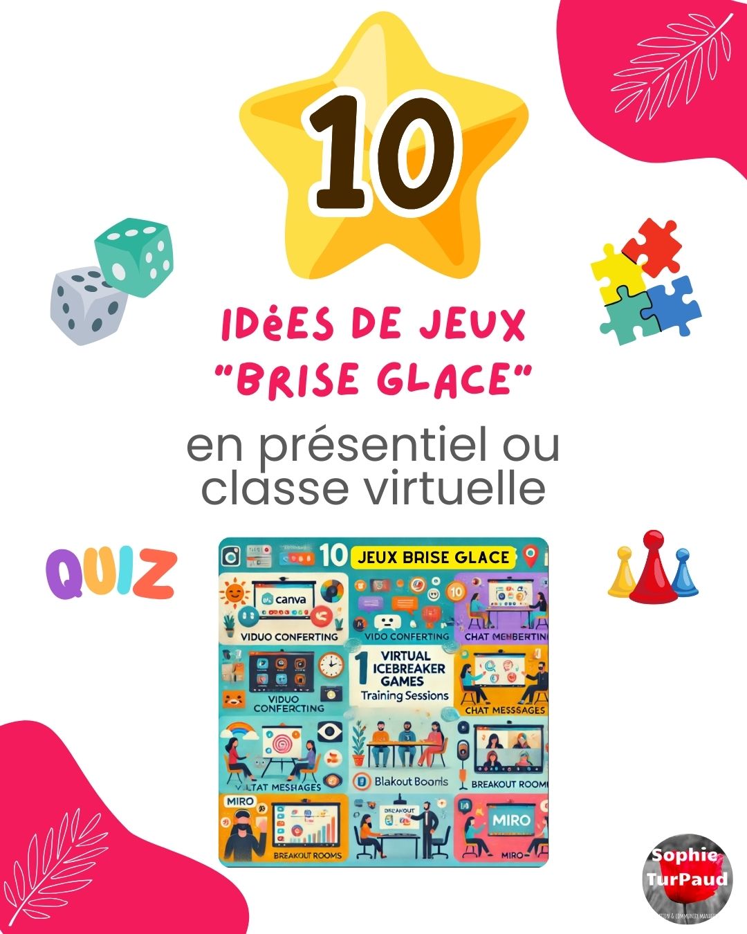 10 jeux brise glace en présentiel ou classe virtuelle