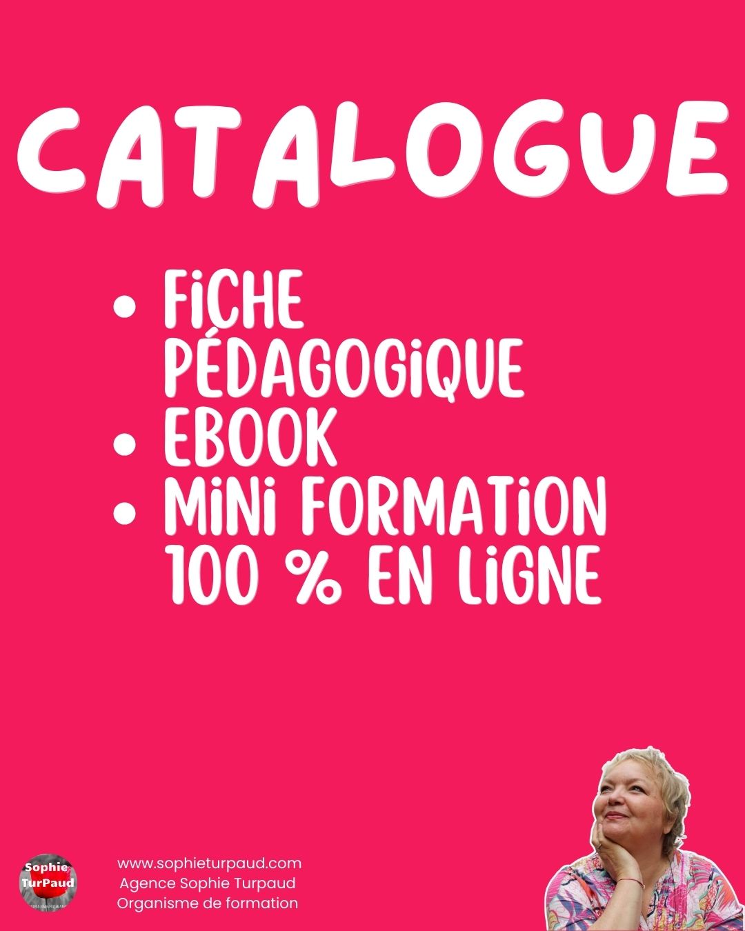 Catalogue fiche pédagogique ebook et mini formation en ligne