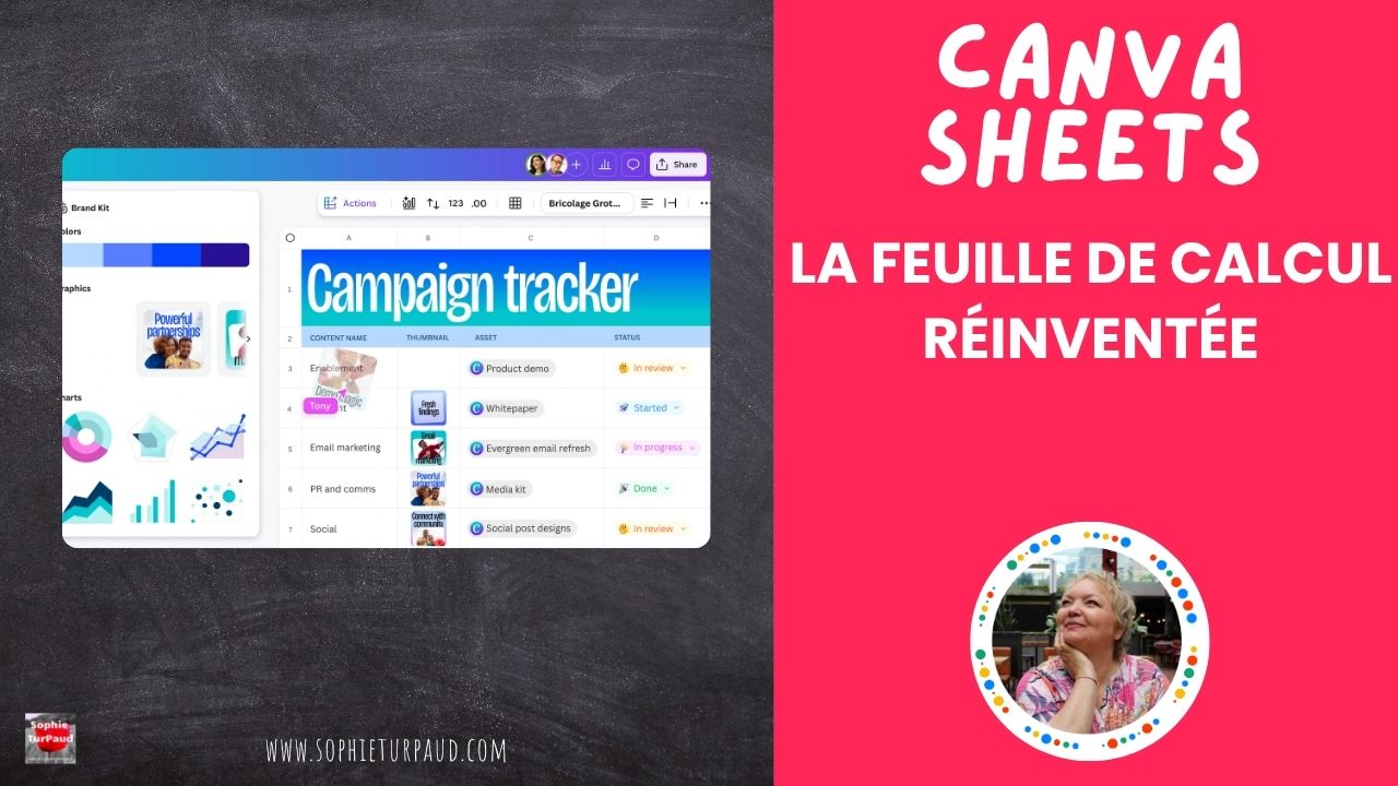 Canva Sheets : la feuille de calcul réinventée