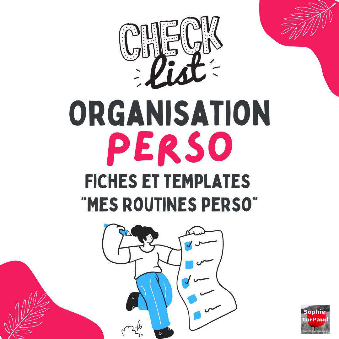 Check list organisation perso 