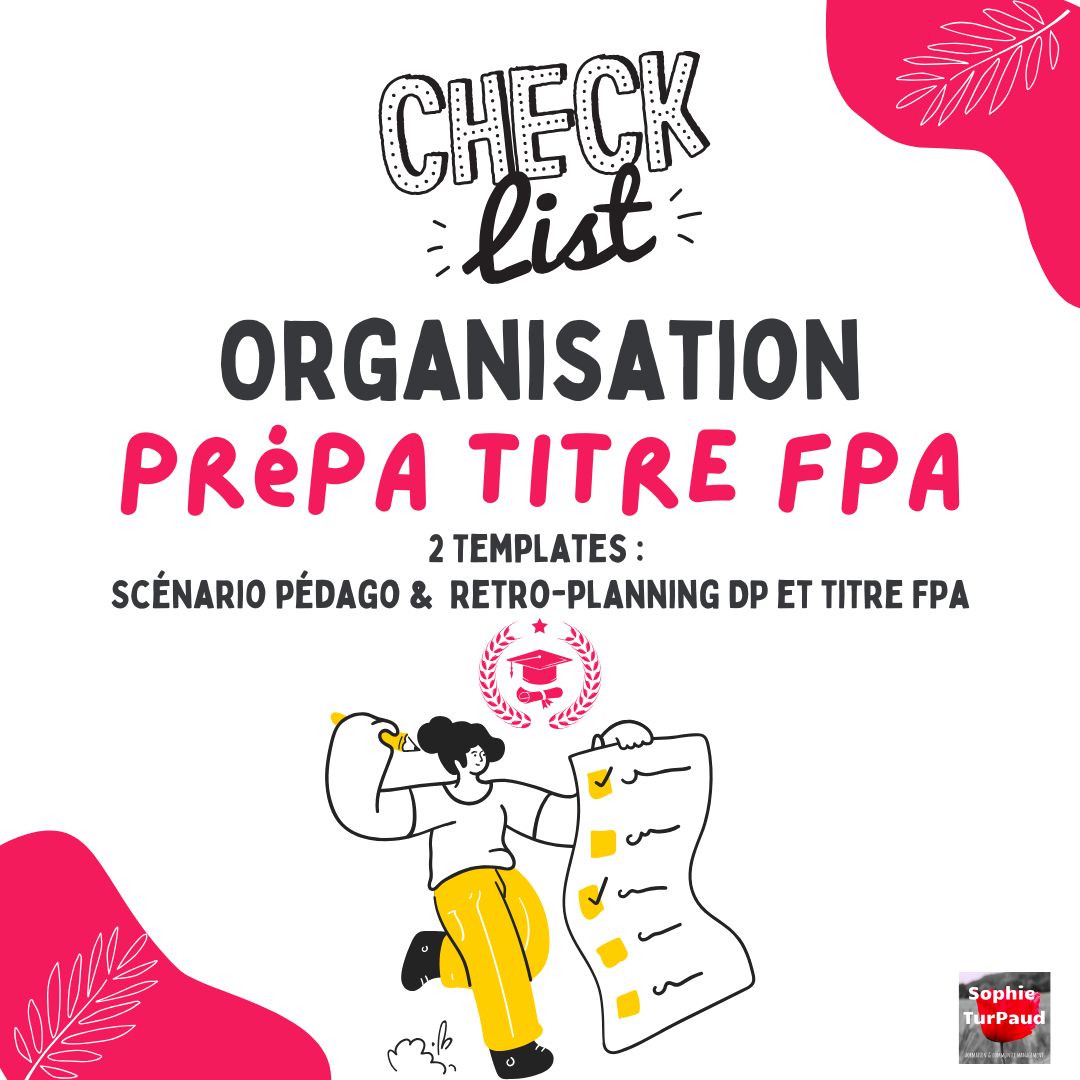 Kit organisation prépa titre FPA 