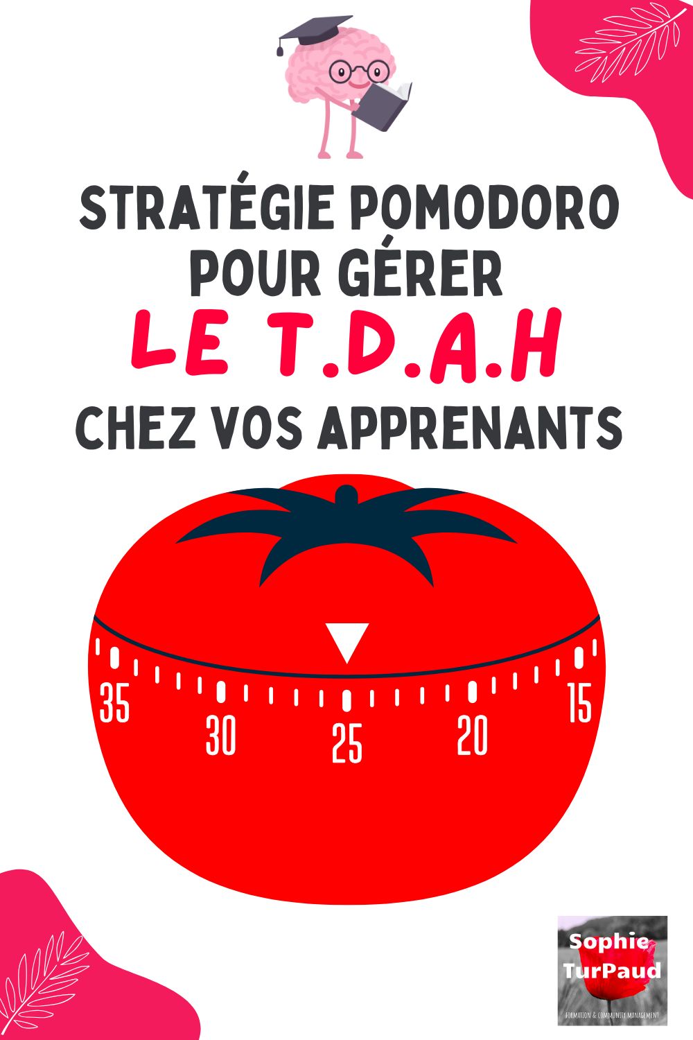 Stratégie TDAH apprenants Méthode Pomodoro 