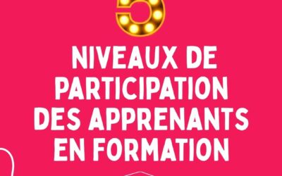 Les 5 niveaux de participation des apprenants en formation